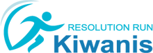 8th Annual KIWANIS  RESOLUTION 5K Run/Walk, and 10K Run/Walk logo