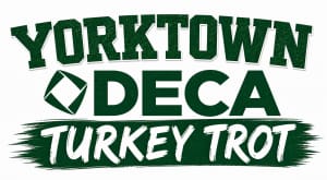 Annual Yorktown DECA Turkey Trot 2026 Logo