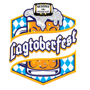 Reserve Artisan Ales 2026 Lagtoberfest & 5k Run/Walk Logo