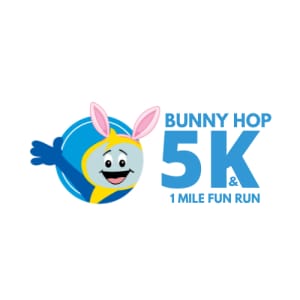 Bunny Hop 5K & 1 Mile Family Fun Run Logo