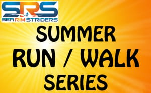 Sea Rim Striders FREE Summer Run/Walk Series #10 Logo