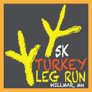 Turkey Leg 5K Run Logo