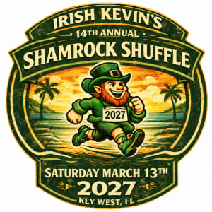 Irish Kevin's Shamrock Shuffle 1K/5K/10K 2027 Logo