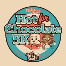 Hot For Chocolate 5k & 10k Presented by Eddie's Health Shoppe logo