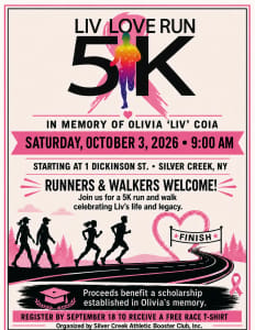 Liv, Love, Run 5k Logo