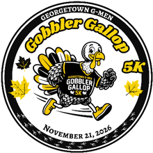 Georgetown G-Men Gobbler Gallop logo