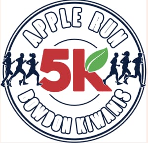 Bowdon Kiwanis Apple Run Logo