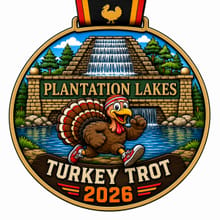 Plantation Lakes Turkey Trot | Presented by JTE Real Estate logo