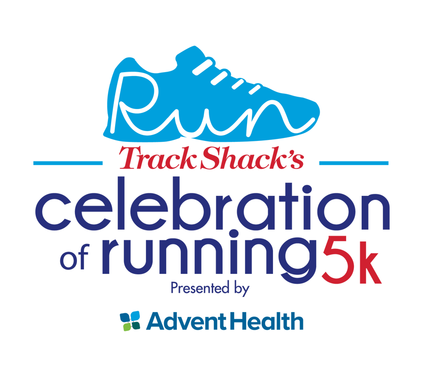 Track Shack's Celebration of Running 5K Presented by AdventHealth logo