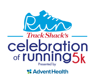 Track Shack's Celebration of Running 5K Presented by AdventHealth Logo
