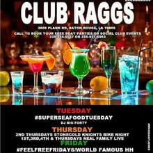 Club Raggs Baton Rouge logo