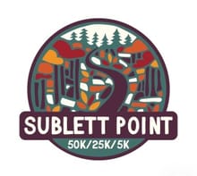 Sublett Point 50K, 25K, 5K logo
