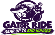 38th Gator Ride, Gear Up to End Hunger logo