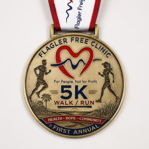 Flagler Free Clinic 5k Walk/Run Logo
