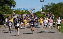 Saint James Trojan Trot logo