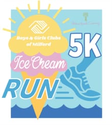 Boys & Girls Club of Milford Ice Cream Run (5K) logo