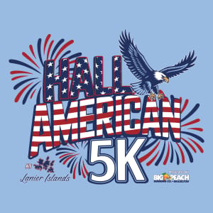 HALL AMERICAN 5K Logo