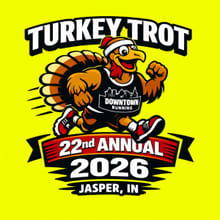 Downtown Jasper IN Turkey Trot 5K logo