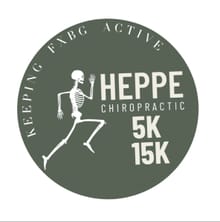Heppe Chiropractic 15K & 5K logo