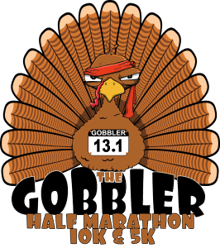 The Gobbler Half Marathon, 10K & 5K logo