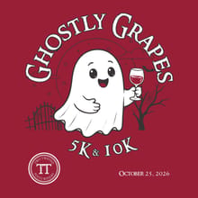 Ghostly Grapes 5k & 10k at Two Twisted Posts logo