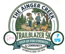 The Ainger Creek Trailblazer 5K:  Step Up for Strength and Community logo