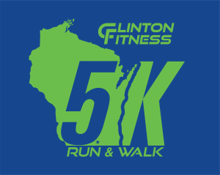 Clinton Fitness 5K Run & Walk logo