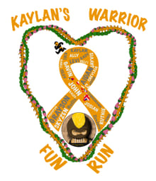 Kaylan's Warrior Fun Run logo