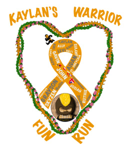 Kaylan's Warrior Fun Run Logo