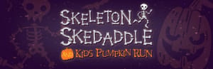 Skeleton Skedaddle 5K & Kids Pumpkin Run Logo