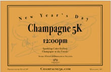 New Year's Day Champagne 5K logo