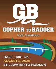 Gopher to Badger Half Marathon logo