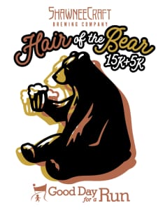 Hair of the Bear 15K & 5K Logo