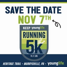 Keep Young Life Running 5k logo