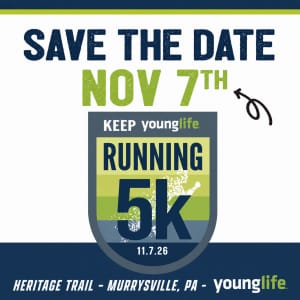 Keep Young Life Running 5k Logo