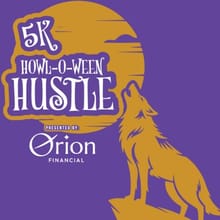 Howl-O-Ween Hustle 5k logo