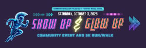 Show Up & Glow Up 5K Logo