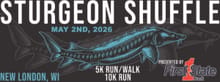 Sturgeon Shuffle 10K 5K logo