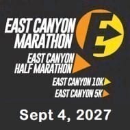 East Canyon Marathon - 26.2 - 13.1 - 10K - 5K logo