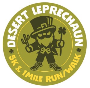 Desert Leprechaun 5K Run/Walk & Family Mile Logo