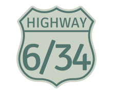 Lost Way Brewery - hwy 6/34 series logo