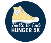 Hustle to End Hunger 5K logo