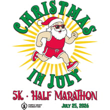 Christmas in July 5k & Half logo