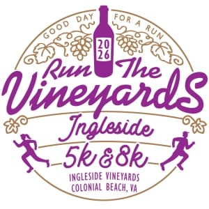 Run the Vineyards - Ingleside Vineyards 5K/8K Logo