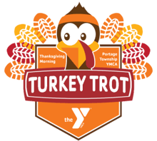 26th Annual Turkey Trot - Portage Township YMCA logo