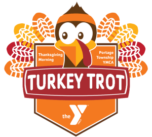26th Annual Turkey Trot - Portage Township YMCA Logo
