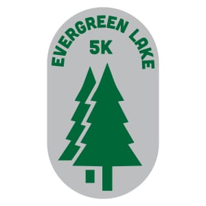 Evergreen Lake 5K Logo