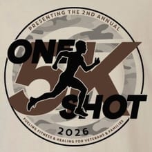 2nd Annual One Shot 5K with HOOAH WI logo
