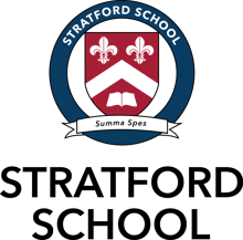 Route 3: Washington Park, De Anza Park, Stratford Preparatory logo