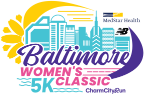 MedStar Health Baltimore Women's Classic 5K presented by New Balance Early Bird Registration (2027) Logo